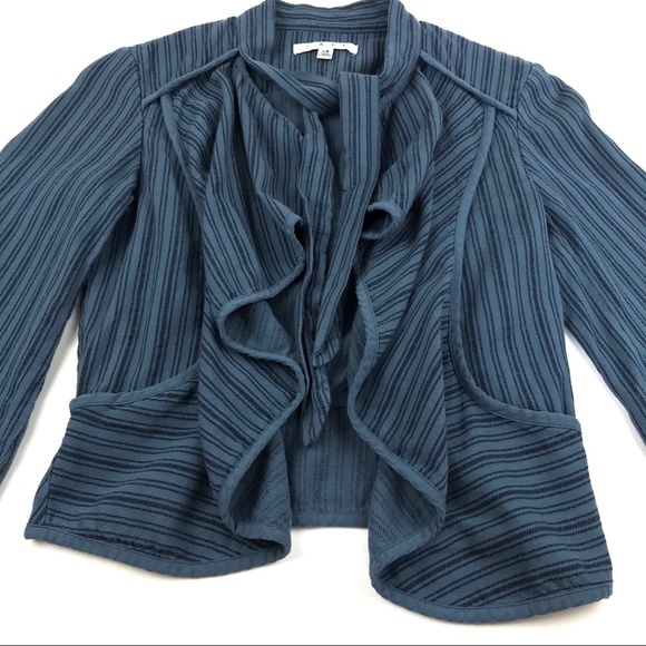 {CAbi} #870 Must Have Cascade Striped Swing Jacket - Picture 5 of 8